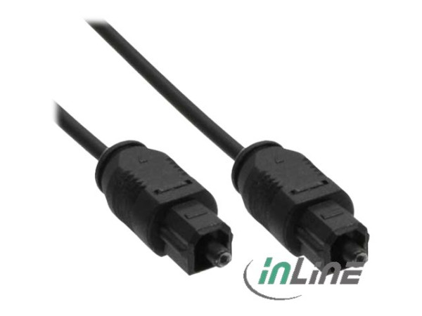 InLine® OPTO Audiokabel, Toslink Stecker / Stecker, 0,5m