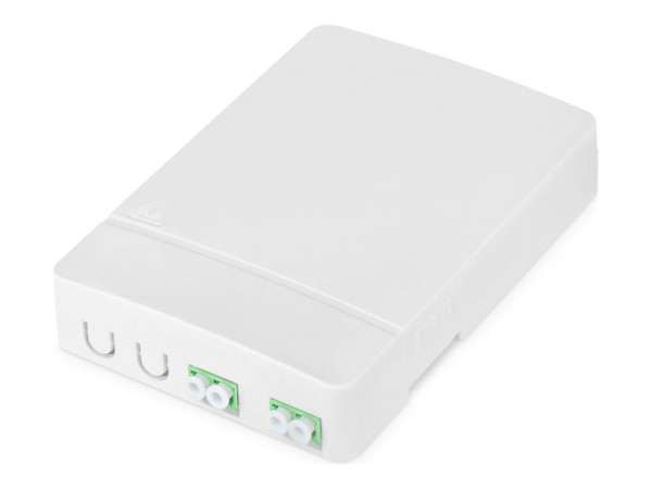 Digitus FTTH Gehäuse mit 2x LC/APC DX Kupplung (weiß)