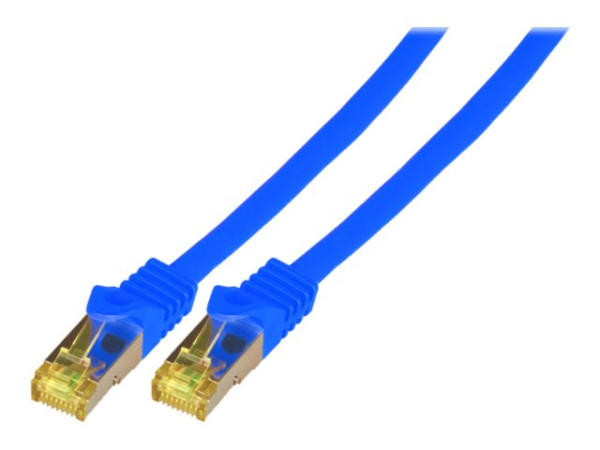 EFB RJ45 Patchkabel S/FTP,Cat.6A,LSZH,Cat.7 Rohk.,7.5m,blau