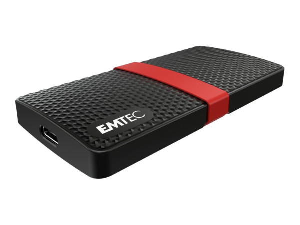 Emtec SSD 256GB 450/420 mSATA X200 USB3 ETC schwarz/rot,