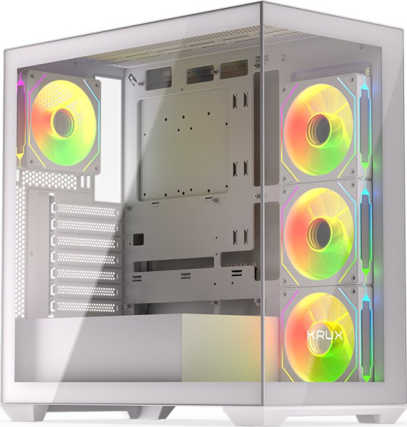 Krux Exo White (weiß, Tempered Glass x 2)