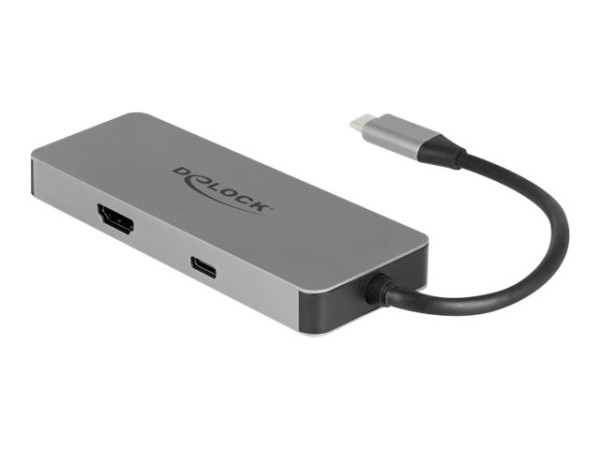 DeLOCK USB-C Dockings. 4K | HDMI/Hub/PD 2.0 grau,