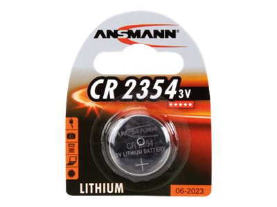 Ansmann Knopfzelle 3V Lithium CR2354, 1er Pack (1516-0012)