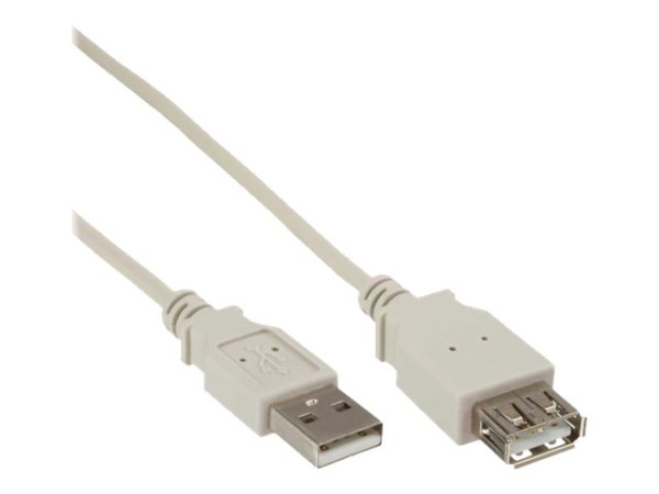 InLine® USB 2.0 Verlängerung, Stecker / Buchse, Typ A,