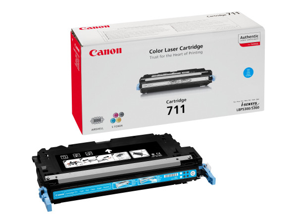 Toner Canon 711 Cyan für LBP5300 6000 Seiten