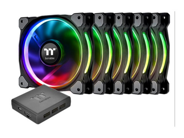 Thermaltake TT Riing 14 LED RGB 5er Set 140x140x25mm |