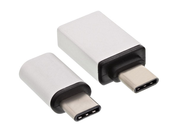 InLine USB Adapter-Set, Typ C Stecker an Micro-USB oder