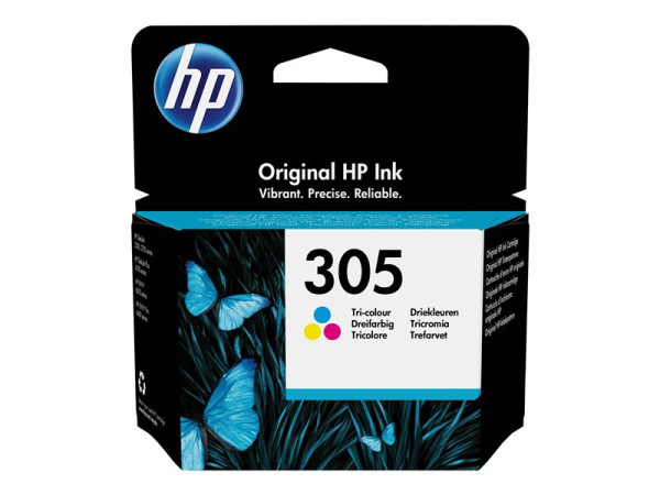 HP Nr.305 Tinte Tricolor 3YM60AE Tinte Gelb,