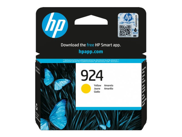 HP Tinte 924 4K0U5NE Gelb bis zu 400 Seiten