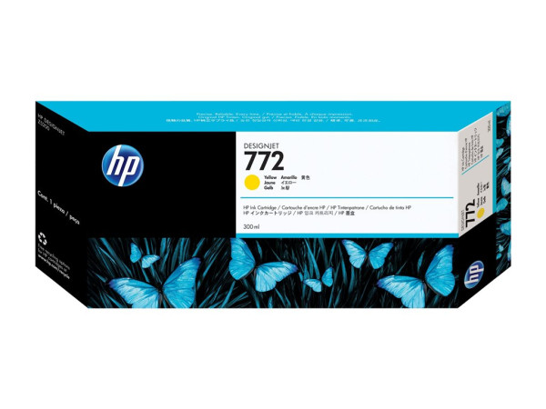 HP CN630A|772 Tintenpatrone gelb, Inhalt 300 ml für