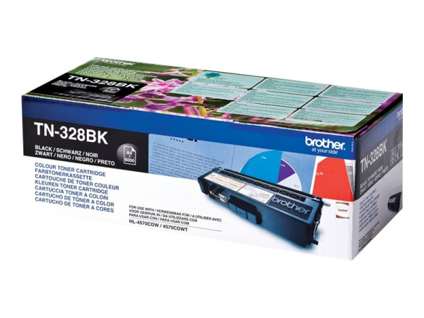 Brother TN328BK Toner schwarz, 6.000 Seiten ISO/IEC 19798