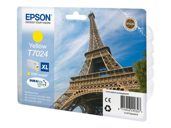 Patrone Epson WP4000/4500 ye T7024 XL