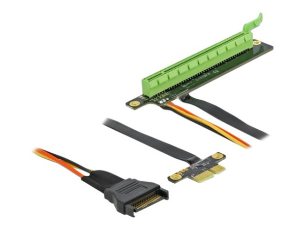 DeLOCK Riser Card PCIe x1>x16 | mit flexiblem Kabel