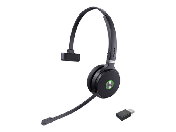 Yealink WH62 Mono Portable UC (schwarz, DECT, USB-A Dongle)