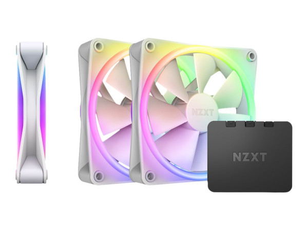 NZXT F120 RGB DUO Triple 120x120x25 (weiÃŸ, 3er Pack, inkl.