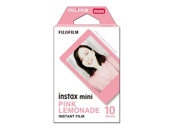 Fujifilm Fuji Instax Mini Instant Pink Lemonade 10 Blatt,