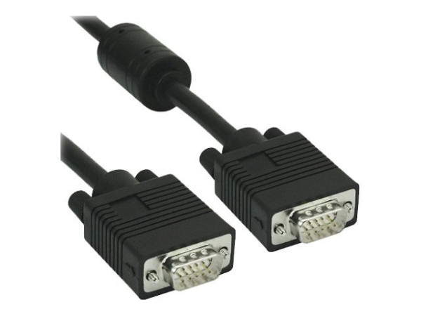 InLine® S-VGA Kabel, 15pol HD Stecker / Stecker, schwarz, 3m