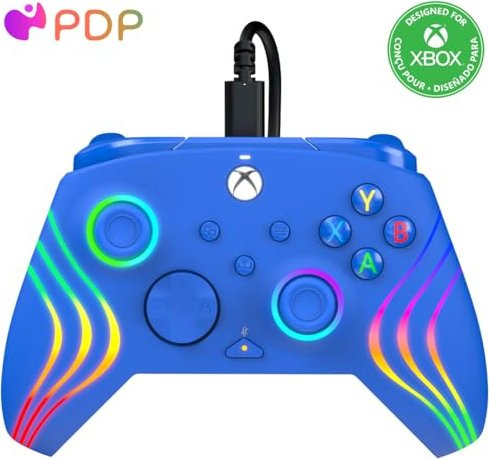 PDP Afterglow Wave Wired (blau, für Xbox & PC)