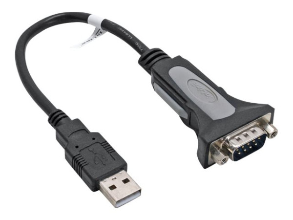 InLine® USB 2.0 zu Seriell Adapterkabel, USB A an 9pol Sub