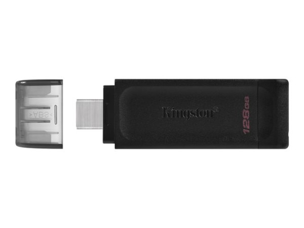 Kingston USB 128GB DT70 UC KIN schwarz,