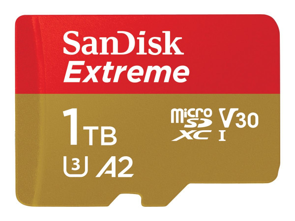 Sandisk microSD 1TB Extreme +1Ad SDXC SDK UHS-I U3,