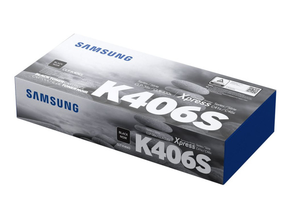 Samsung Toner BK CLT-K406S Retail Toner Schwarz 1500