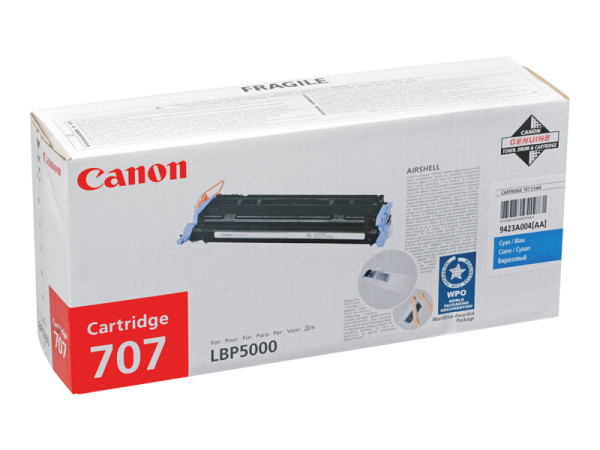 Canon 9423A004|707 C Tonerkartusche cyan, 2.000 Seiten/5%