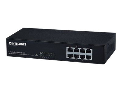 Switch Intellinet 8x GE Web-Managed Desktop PoE+