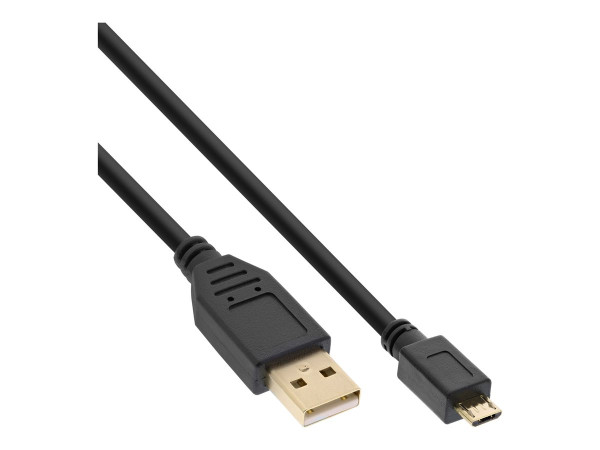 InLine® Micro-USB 2.0 Kabel, USB-A Stecker an Micro-B, 1.5
