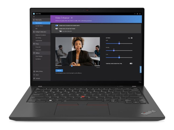 Lenovo ThinkPad T14 G4 (21HD00DLGE) (schwarz, Windows 11