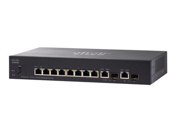 Cisco SF352-08 FE/GE/MAN/08 grau Switch