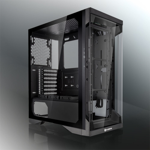 RAIJINTEK SILENOS (schwarz, Version ohne Lüfter, Tempered