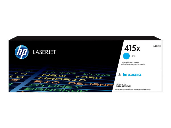 HP Toner CY 6.000 Seiten W2031X Toner Cyan