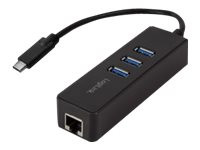 LogiLink UA0283 - Hub - 3 x SuperSpeed USB 3.0 + 1 x GB-Lan