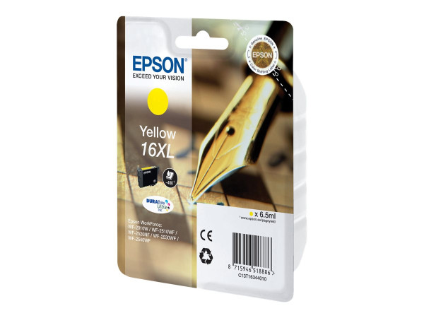 Patrone Epson WF2010/2510/2530/2540 ye XL T1634