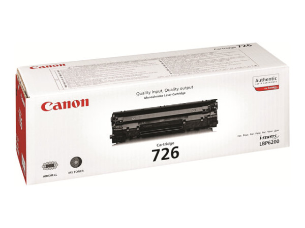 Canon 3483B002|726 Tonerkartusche schwarz, 2.100 Seiten