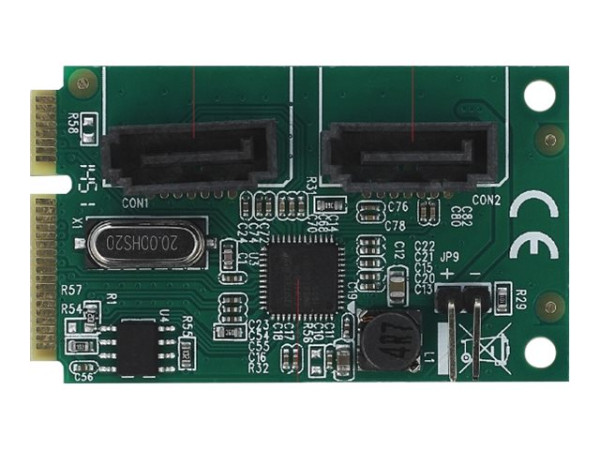 DeLOCK mini PCIe Konv.>2xSATA m. RAID intern: 2x