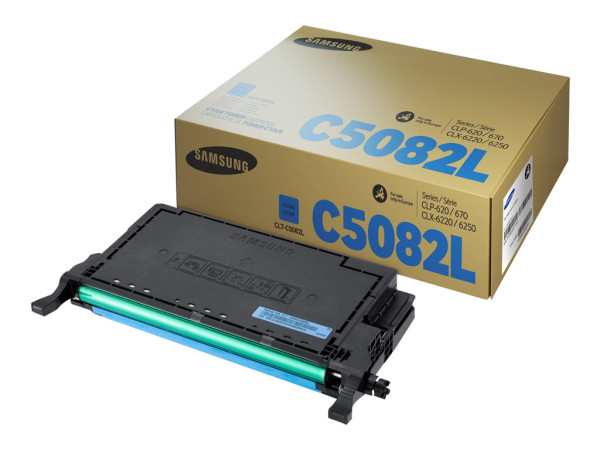 Samsung Sams Toner CY CLT-C5082L Retail Toner Cyan 4000