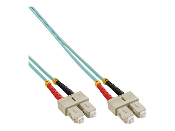 InLine? LWL Duplex Kabel, SC/SC, 50/125?m, OM3, 25m