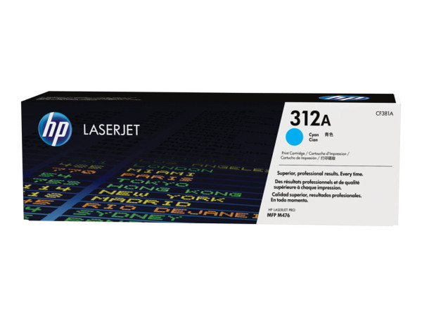 Hewlett-Packard Toner cyan CF381A Toner Cyan ca. 2700