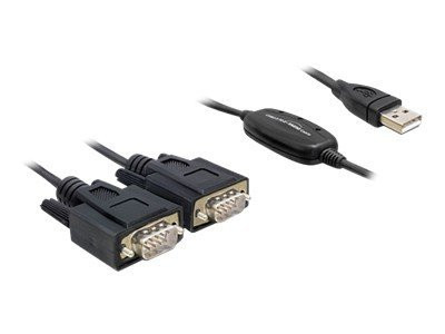 USB Kabel Delock USB -> 2x D-Sub9 St/St