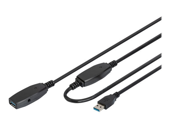 Digitus Aktives USB 3.2 Gen 1 Verlängerungskabel, 20 Meter