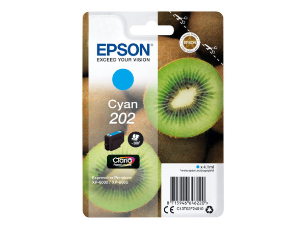 Epson Tinte Kiwi CY C13T02F24010 Claria