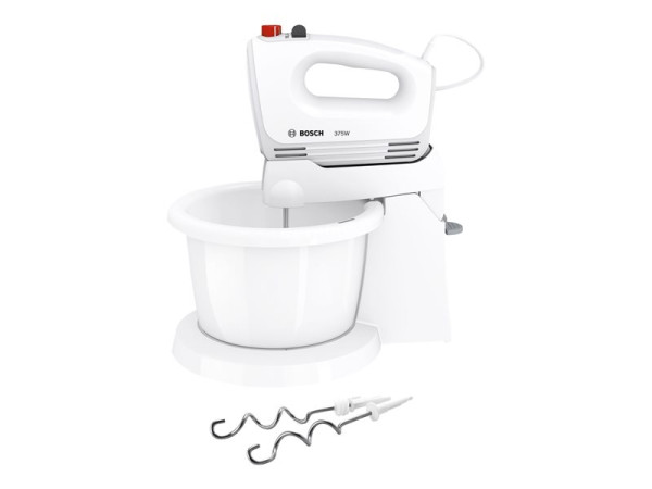 Bosch Bosc Handmixer MFQ2600W 375W wh weiß/rot 375