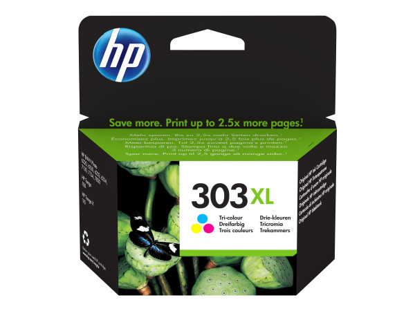 HP Nr.303XL Tinte Tricolor T6N01AE Tinte