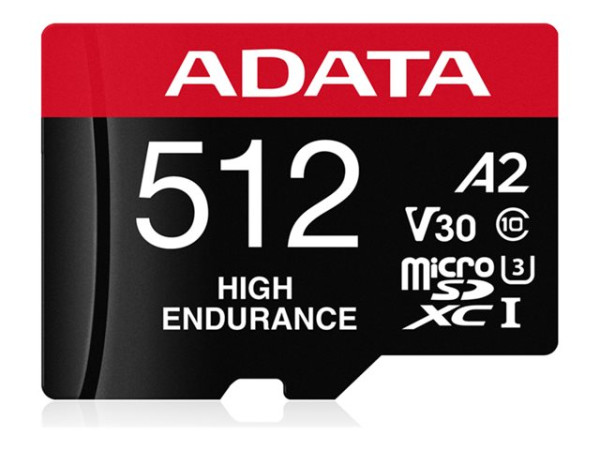 ADATA High Endurance 512 GB microSDXC (UHS-I U3, Class 10,