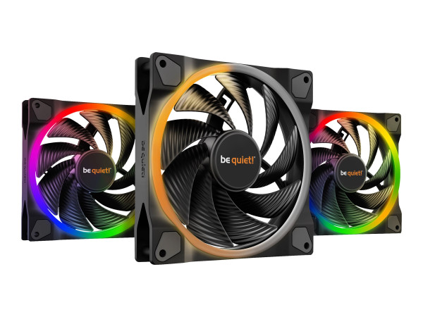 be quiet! Light Wings PWM High-Speed, 140mm, 3er-Pack, LED-S