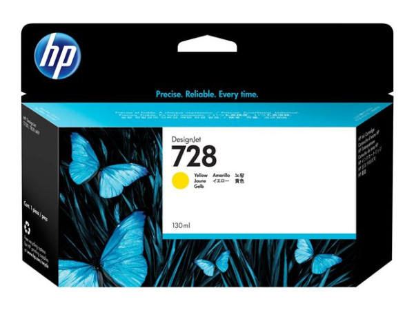 HP Nr.728 Tinte YE 130-ml F9J65A 130-ml Typ: