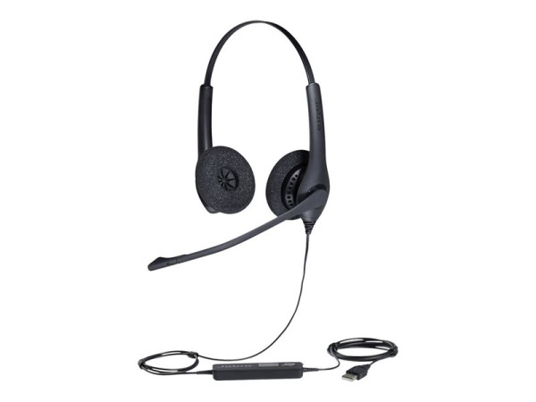 GN Netcom Jabra BIZ 1500 Duo, Headset schwarz ohraufliegend