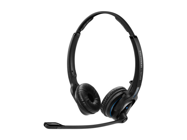 EPOS Sennheiser Impact MB Pro 2 schwarz mit blauem Ring